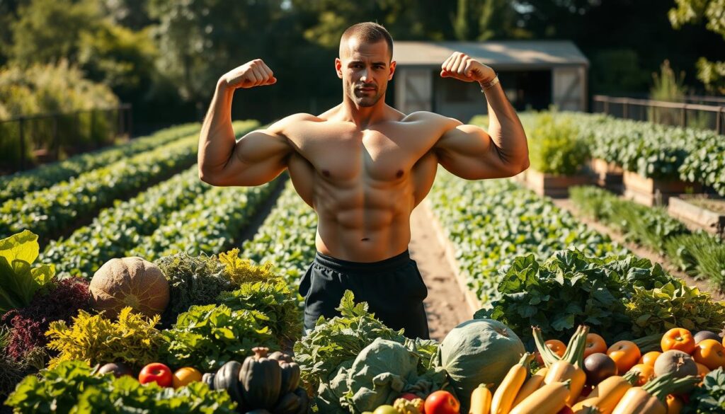 vegetarian muscle building